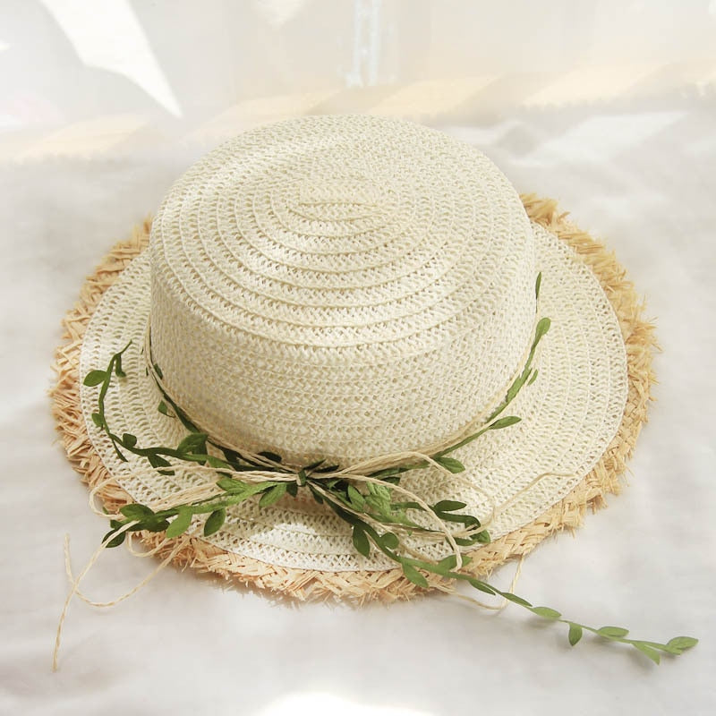 Chapeau de Paille Décoration Nature Femme | Amalii