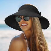 Chapeau de Paille Femme Style Visière | Amalii