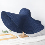 Chapeau de Paille Tressé XXL Femme | Amalii