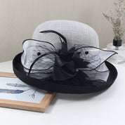 Chapeau Chic Décoration Fleurit Femme | Amalii