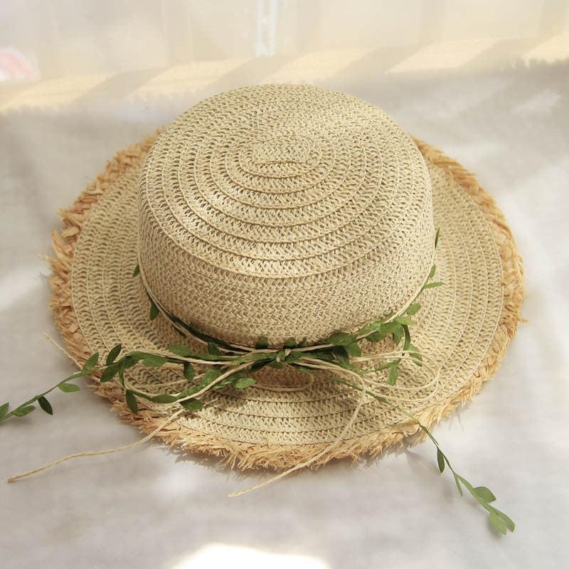 Chapeau de Paille Décoration Nature Femme | Amalii