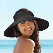 Chapeau de Paille Femme Style Visière | Amalii