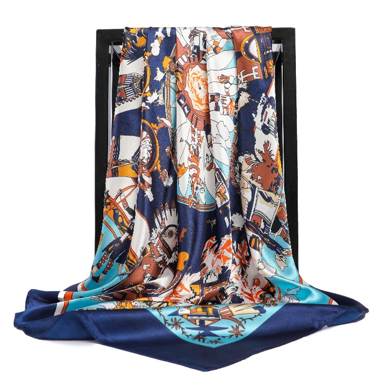 Foulard Carré Motif Original Femme | Amalii