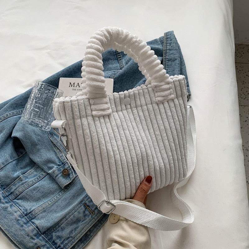 Sac en Velours Côtelé Femme | Amalii