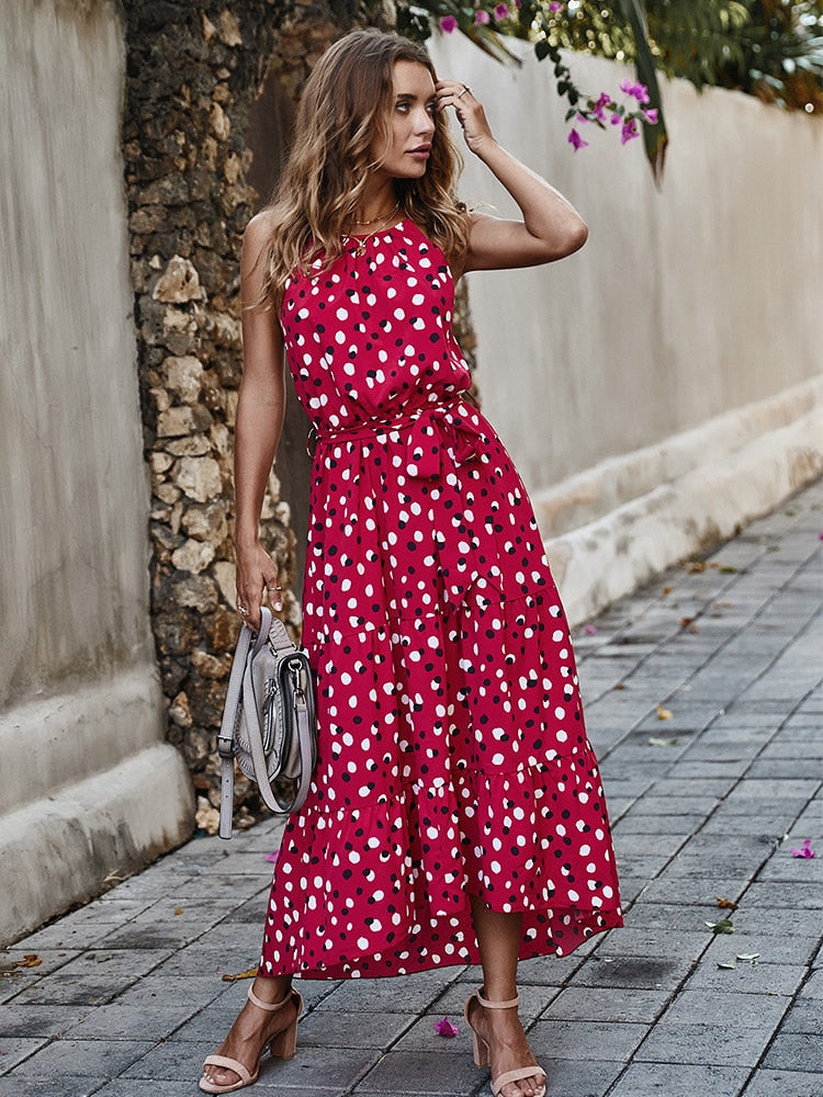 Robe Légère à Pois Femme | Amalii