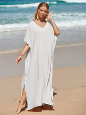 Robe de Plage Chic Blanche Femme | Amalii