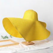 Chapeau de Paille Tressé XXL Femme | Amalii