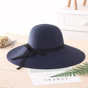 Chapeau de Paille Décoration Nœud  Femme | Amalii