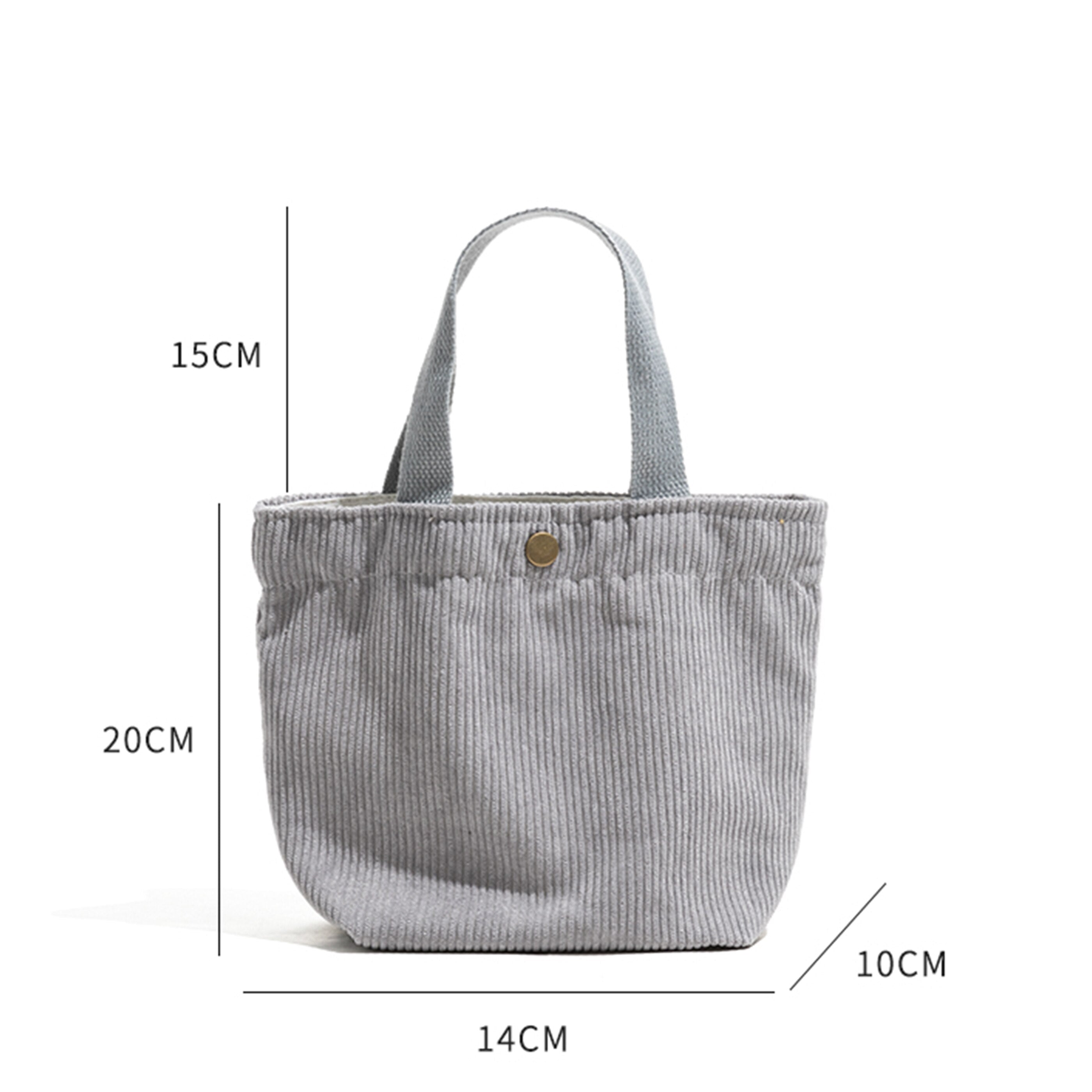 Tote Bag Femme en Velours Côtelé Femme |  Amalii