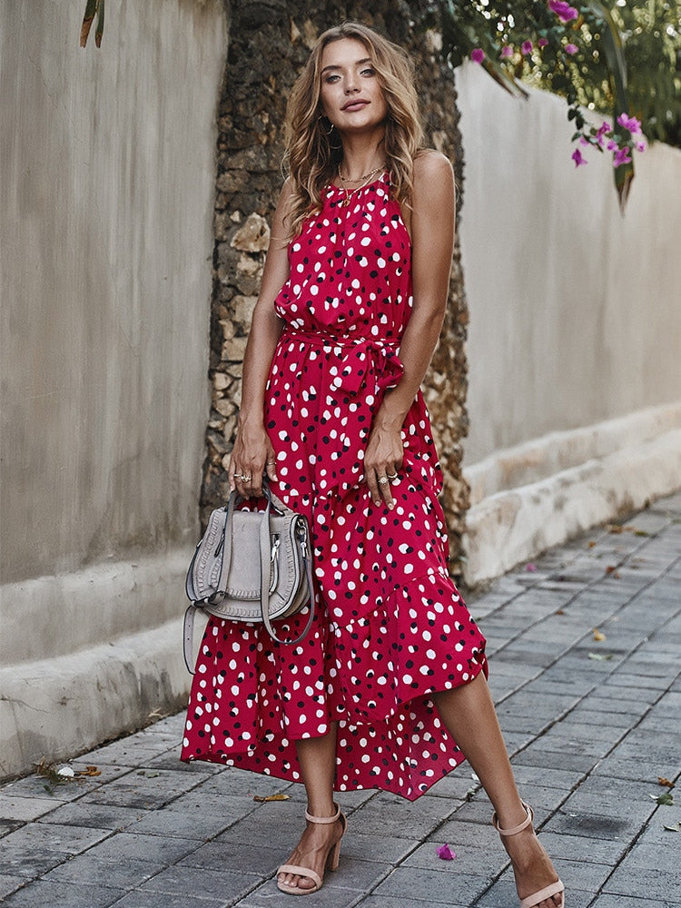 Robe Légère à Pois Femme | Amalii