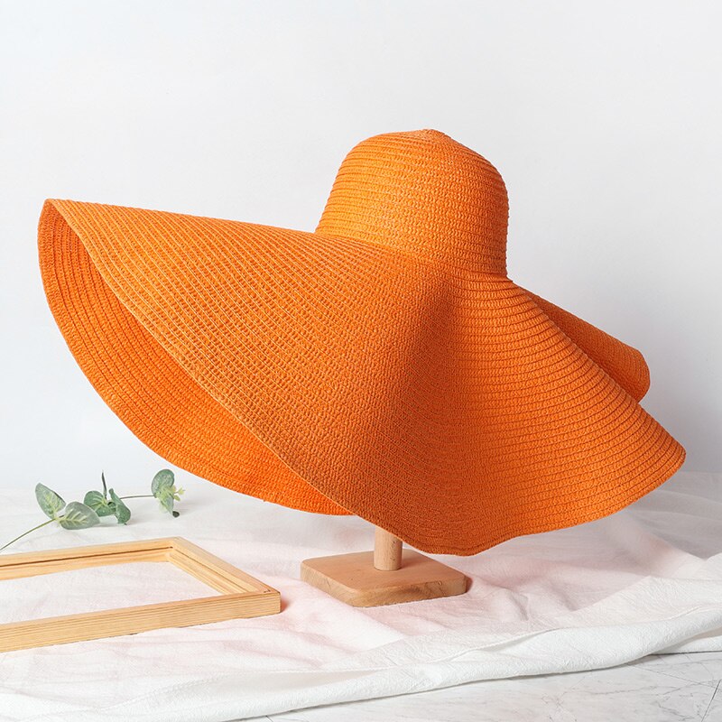 Chapeau de Paille Tressé XXL Femme | Amalii