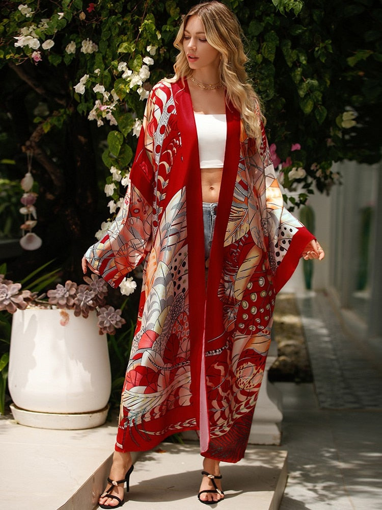 Kimono Chic de Plage Inspiration Japonaise | Amalii