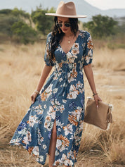 Robe Longue à Fleur | Amalii