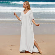 Robe de Plage Chic Blanche Femme | Amalii