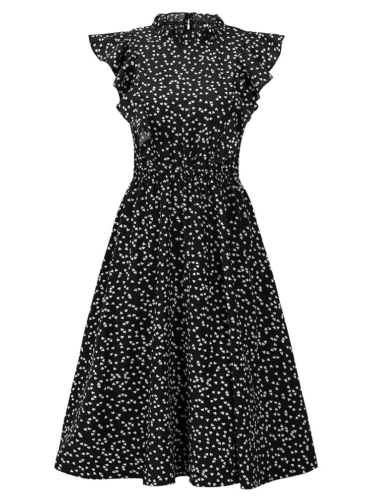 Robe à Pois Classique Femme | Amalii