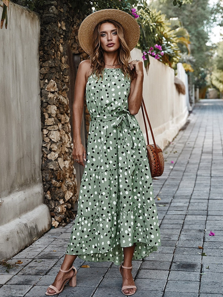 Robe Légère à Pois Femme | Amalii