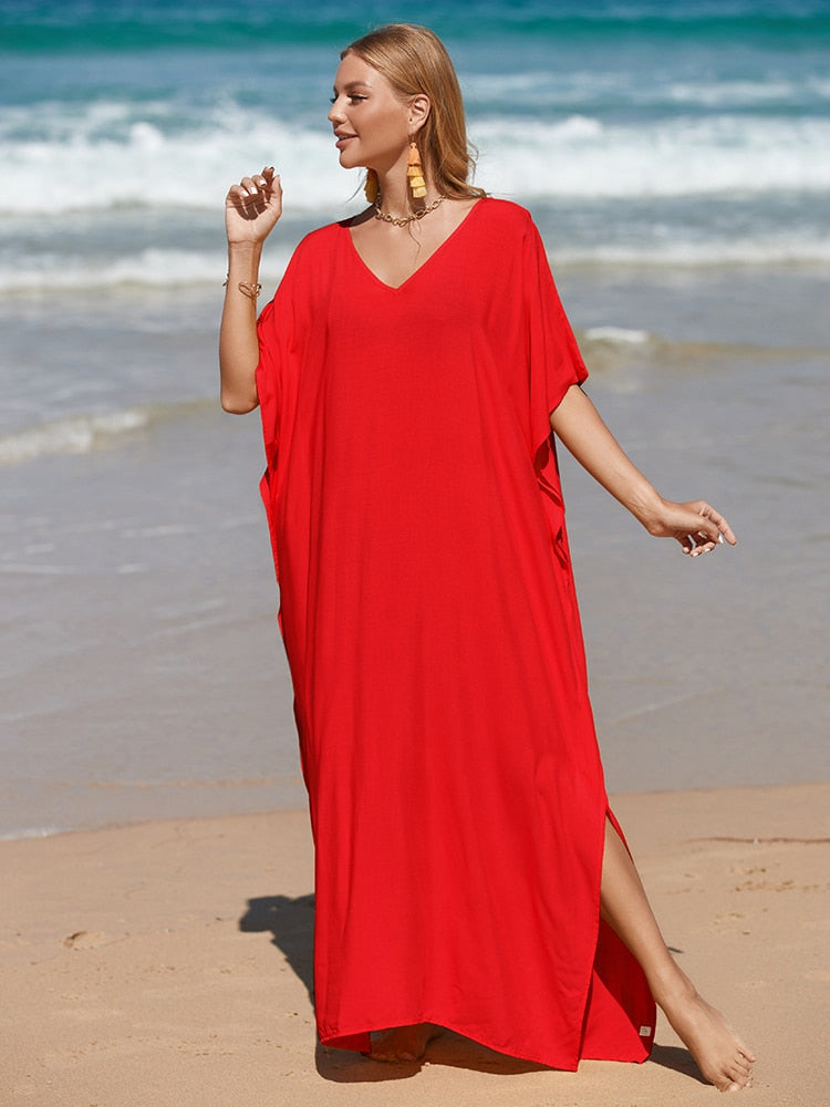 Robe de Plage Chic Noire Femme | Amalii